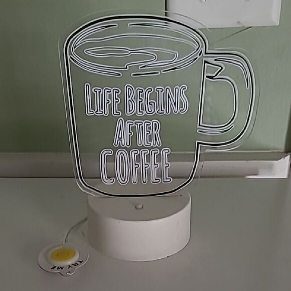 unknown Other - LED Coffee Mug Lamp - White
